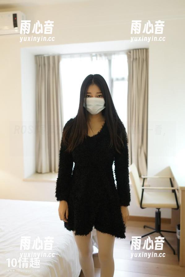 ROSI口罩 ROSI写真在线—黑色蕾丝,放眼一看,直接被卷进去!